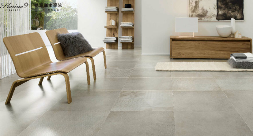 费罗娜高级灰水泥瓷砖客厅应用，诠释舒适内敛的奥义！