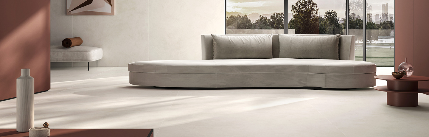 UrbanCement Max White Alyssum | UL0 + UrbanCement Burdeos | U17 - 1200×2780mm