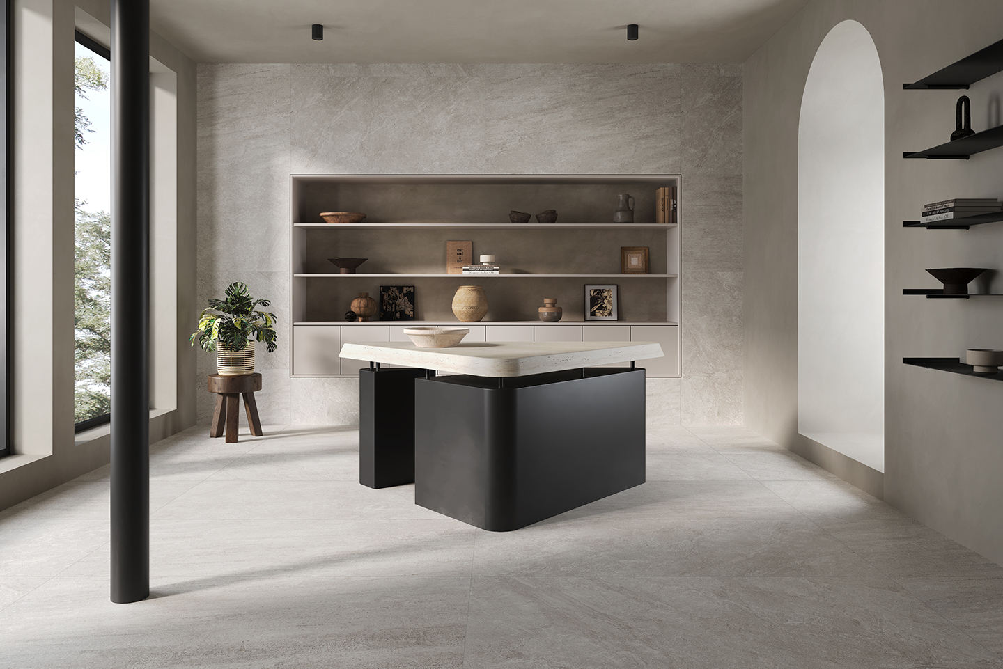 Fusionstone  Bianco P54 | 汇韵石 米白 750×1500mm