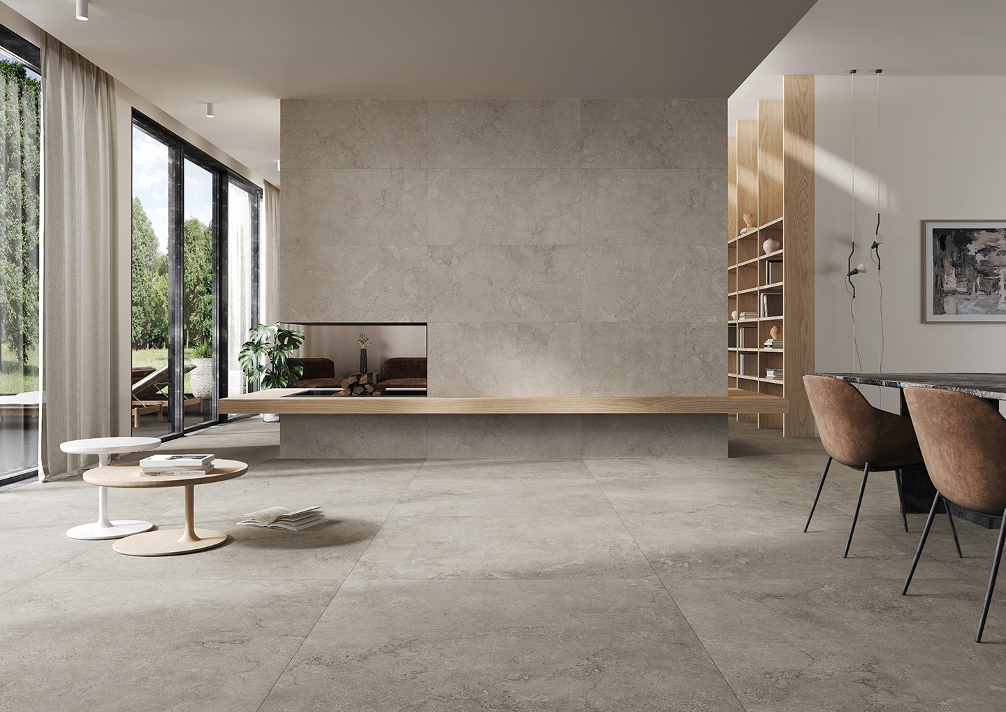 Portland Cenere P25 | 波特兰 浅灰 600×1200mm、1200×1200mm