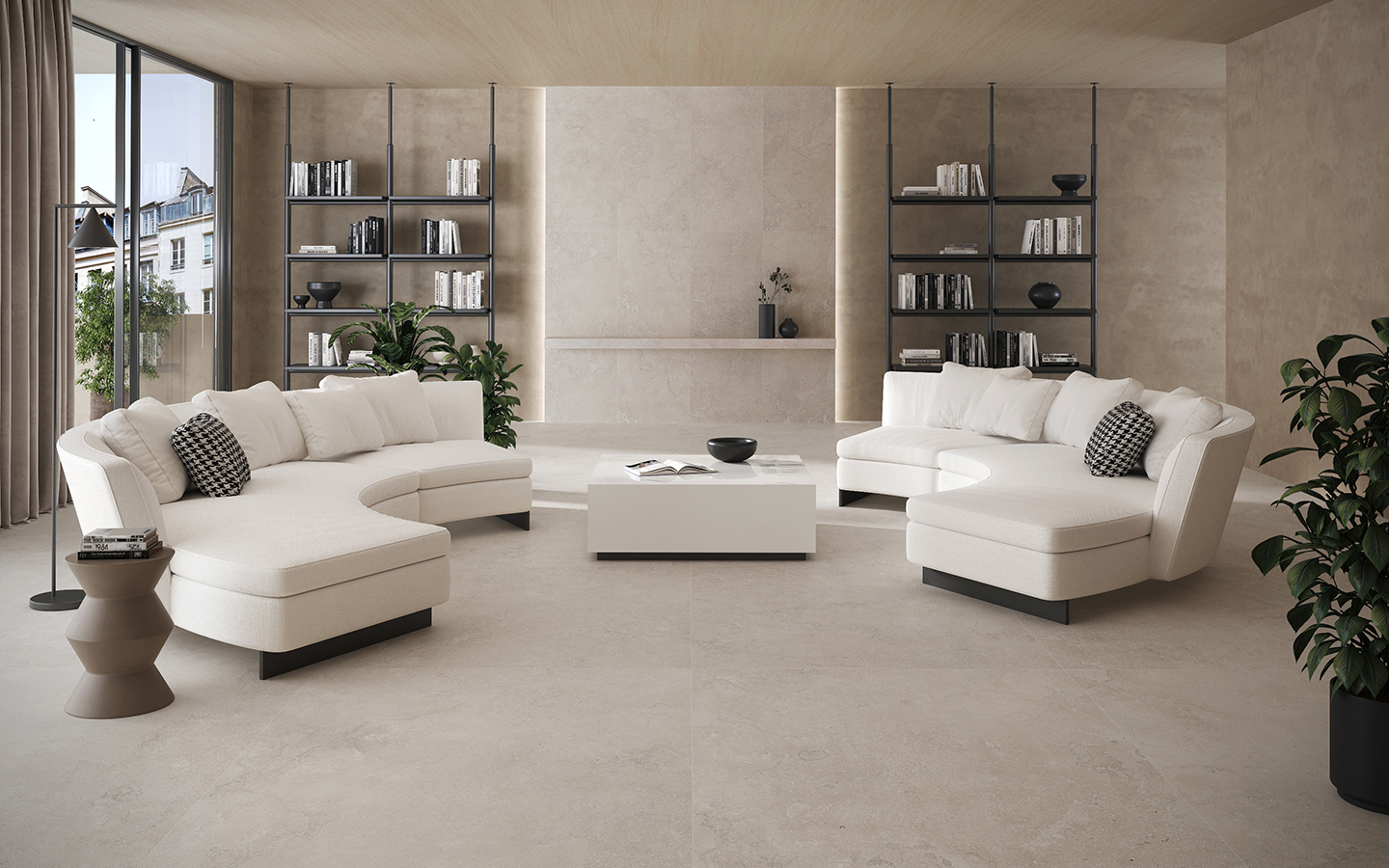Portland Bianco P28 | 波特兰 灰白 600×1200mm、1200×1200mm
